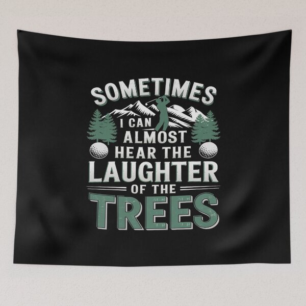 Item preview, Golf Player I Can Hear The Laughter Of The Trees  designed and sold by joyouartArt.