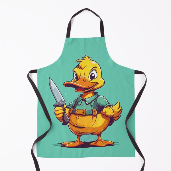 Item preview, Funny Cartoon Duck Character – Chaotic Humor Illustration designed and sold by sorryNOTsorry.brand.