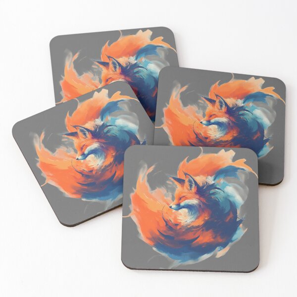 Item preview, Abstract Fox Swirl Composition designed and sold by Christian Weiss.