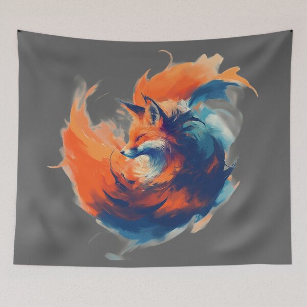 Item preview, Abstract Fox Swirl Composition designed and sold by Christian Weiss.
