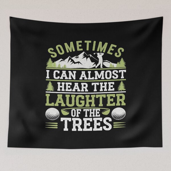 Item preview, Golf Player I Can Hear The Laughter Of The Trees  designed and sold by joyouartArt.