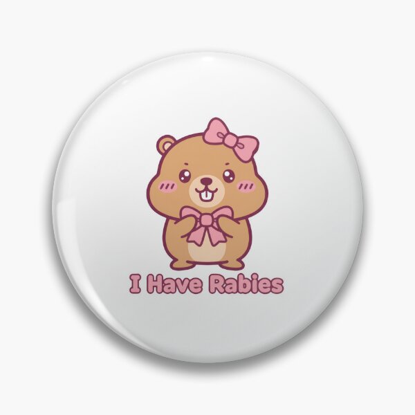 Item preview, Dont Tailgate Me I Have Rabies Cute Bear With Bow Sweet Warning designed and sold by SkeletonsDanger.