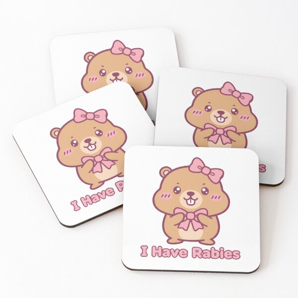 Item preview, Dont Tailgate Me I Have Rabies Cute Bear With Bow Sweet Warning designed and sold by SkeletonsDanger.