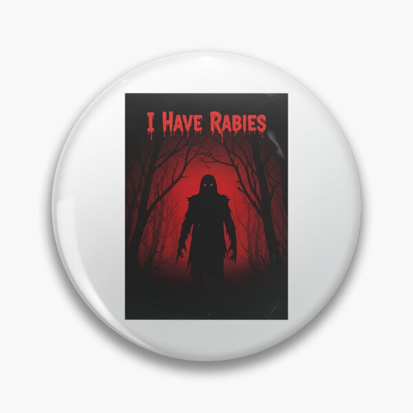 Item preview, Dont Tailgate Me I Have Rabies Dark Forest Silhouette Horror Quote designed and sold by SkeletonsDanger.