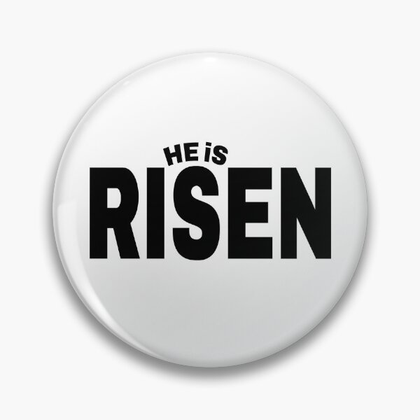 Item preview, HE iS RISEN (black) designed and sold by fetch-it-studio.