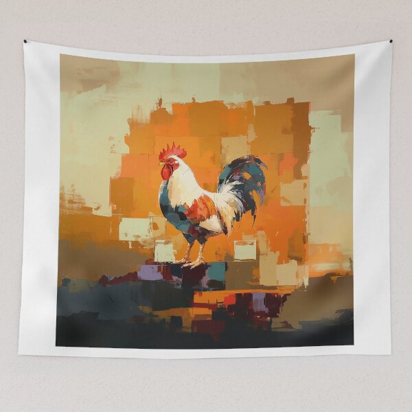 Item preview, Modern Abstract Rooster Blocks designed and sold by Christian Weiss.
