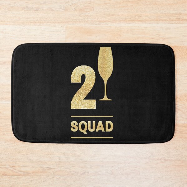 Item preview, 21 squad, 21 squad drinking, 21st birthday, 21 squad party, birthday party, birthday crew, 21 birthday girls, twenty first birthday, team drinking party designed and sold by sirina2796.