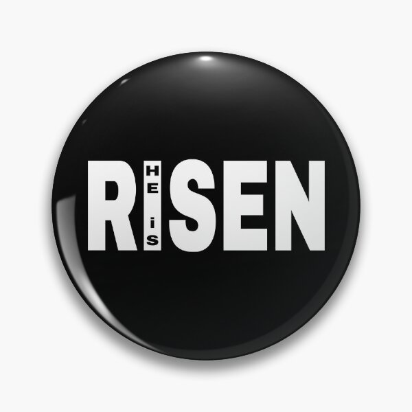 Item preview, HE IS RISEN (white) designed and sold by fetch-it-studio.