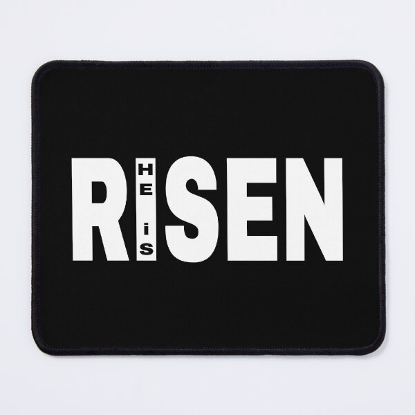 Item preview, HE IS RISEN (white) designed and sold by fetch-it-studio.