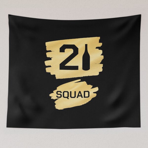 Item preview, 21 squad, 21 squad drinking, 21st birthday, 21 squad party, birthday party, birthday crew, 21 birthday girls, twenty first birthday, team drinking party designed and sold by sirina2796.