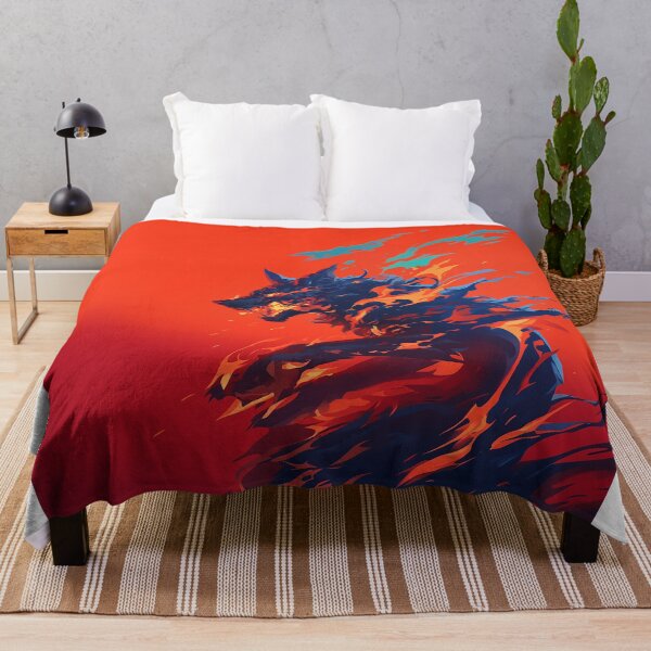 Item preview, Fiery Wolf Flame Portrait designed and sold by Christian Weiss.