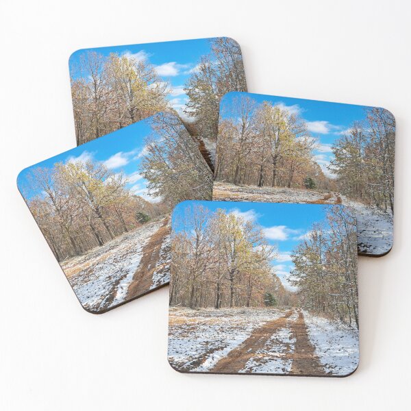 Item preview, First Snow on Autumn Leaves in Sharp County Arkansas designed and sold by Blossom-Breeze.