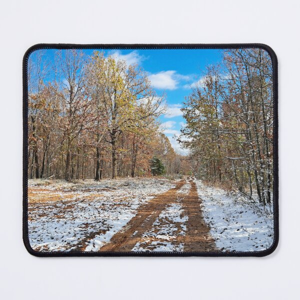 Item preview, First Snow on Autumn Leaves in Sharp County Arkansas designed and sold by Blossom-Breeze.
