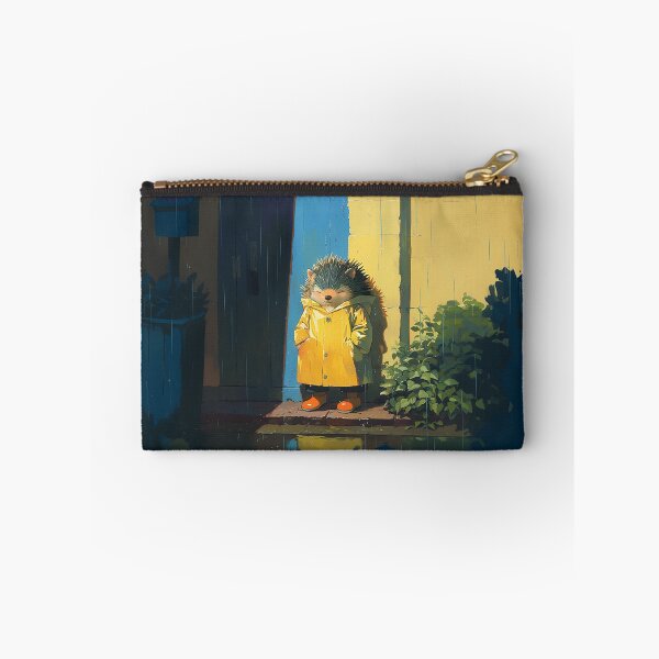 Item preview, Hedgehog In Yellow Raincoat designed and sold by Christian Weiss.