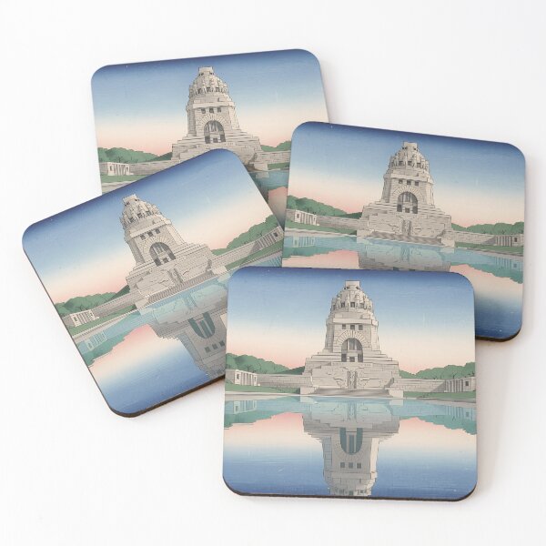 Item preview, Leipzig Monument to the Battle of the Nations (Ukiyo style) designed and sold by artistic-cities.