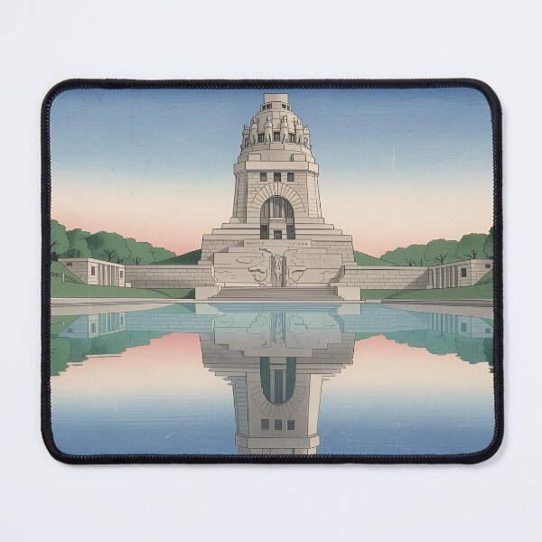Item preview, Leipzig Monument to the Battle of the Nations (Ukiyo style) designed and sold by artistic-cities.