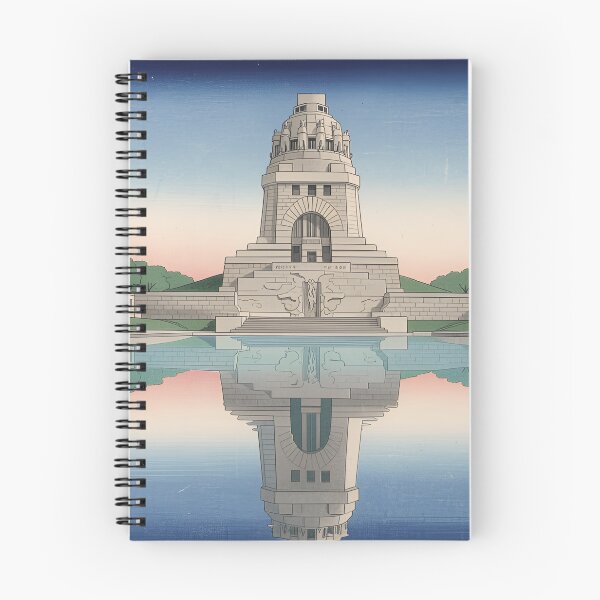 Item preview, Leipzig Monument to the Battle of the Nations (Ukiyo style) designed and sold by artistic-cities.