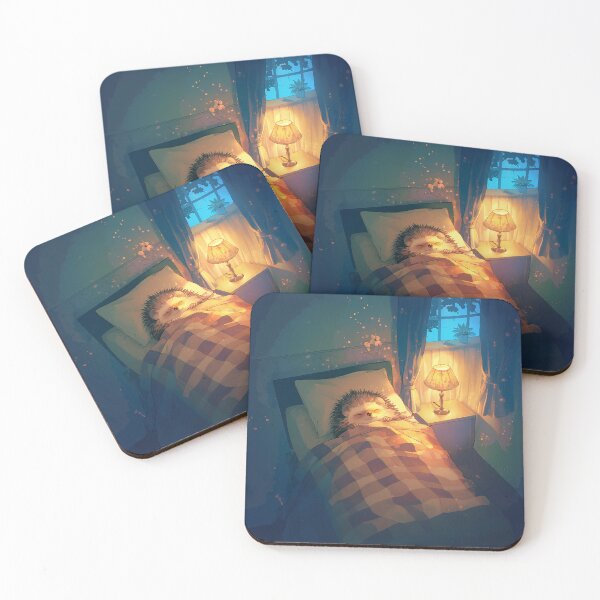 Item preview, Cozy Hedgehog Bedtime Scene designed and sold by Christian Weiss.