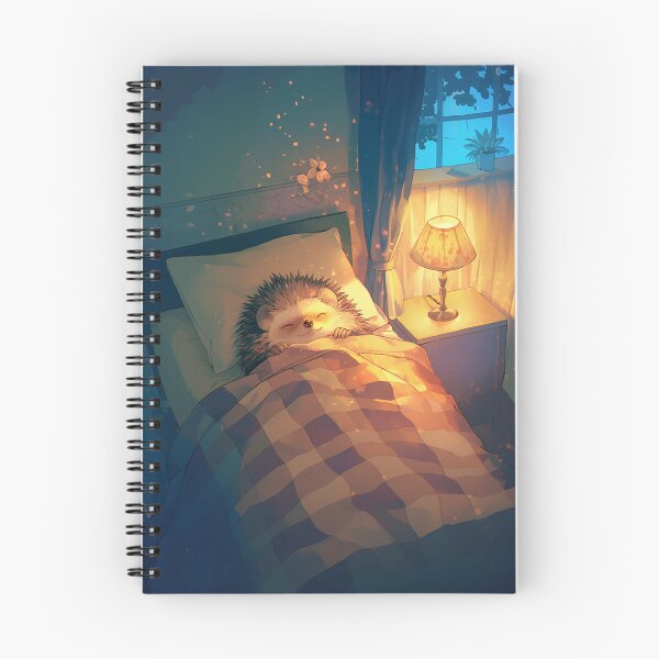 Item preview, Cozy Hedgehog Bedtime Scene designed and sold by Christian Weiss.