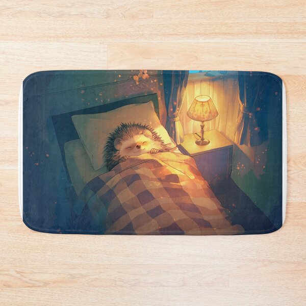 Item preview, Cozy Hedgehog Bedtime Scene designed and sold by Christian Weiss.
