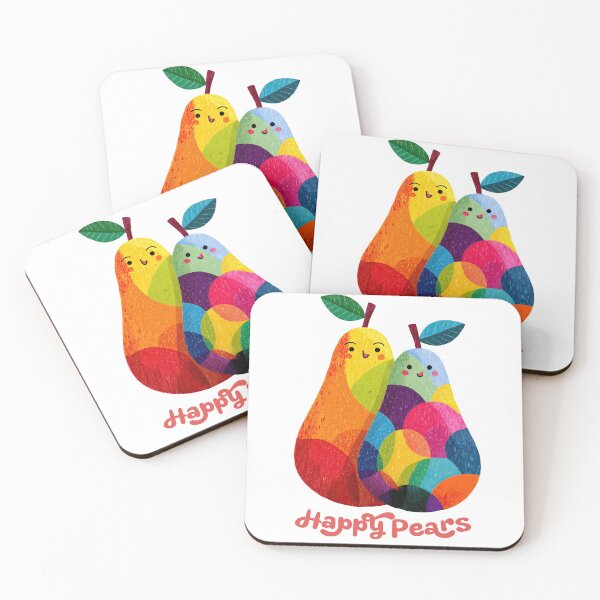 Item preview, Happy Pears: Whimsical Joy in Color designed and sold by ForeverPrintsOK.