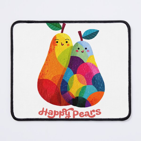 Item preview, Happy Pears: Whimsical Joy in Color designed and sold by ForeverPrintsOK.