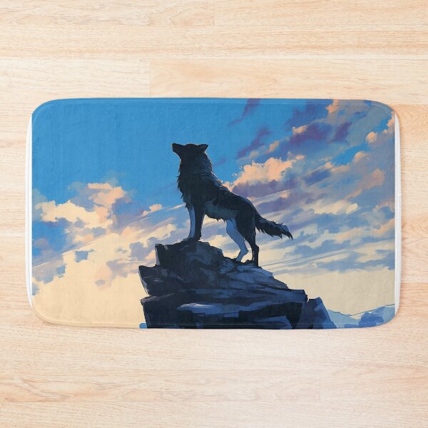 Item preview, Majestic Wolf Above Mountain Peaks designed and sold by Christian Weiss.