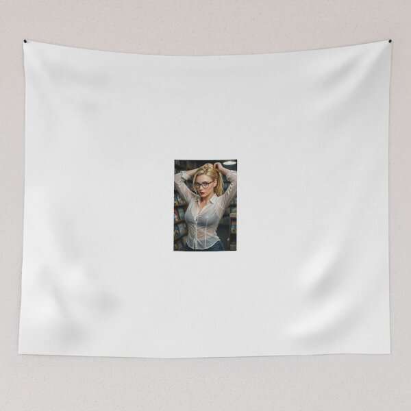 Item preview, Ilya Martin Wet White Shirt Library Portrait designed and sold by CathryneDelamort.