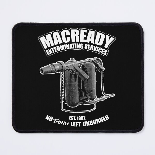 Item preview, Macready Flamethrower Exterminating The Thing designed and sold by Power Up Prints.