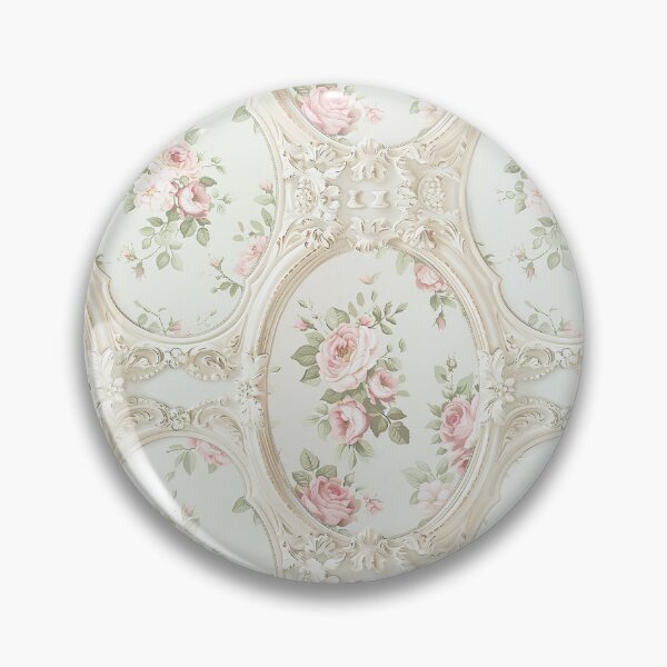 Item preview, Pink French Floral Shabby Chic Coquette Pattern  designed and sold by LouieVanille.