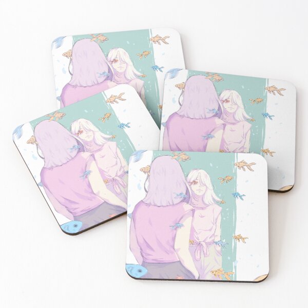 Item preview, Reflection of Self - Pastel Pink Anime Mirror Art designed and sold by SirenzInk.