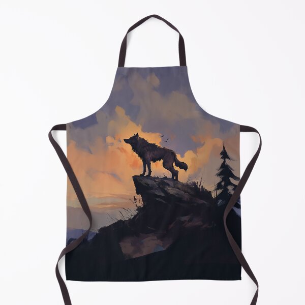 Item preview, Lone Wolf At Sunset Cliff designed and sold by Christian Weiss.