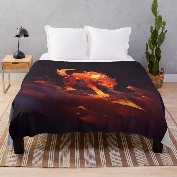 Item preview, Fiery Wolf Rising From Flames designed and sold by Christian Weiss.