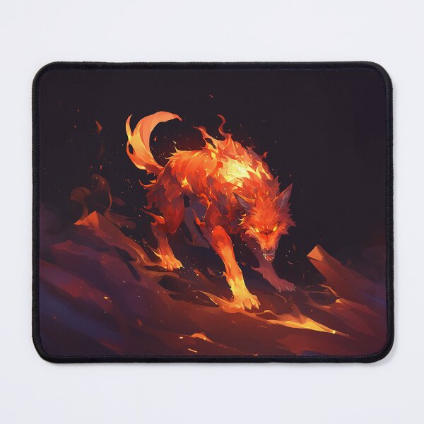 Item preview, Fiery Wolf Rising From Flames designed and sold by Christian Weiss.