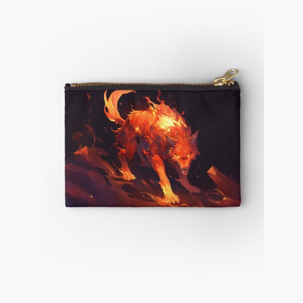Item preview, Fiery Wolf Rising From Flames designed and sold by Christian Weiss.