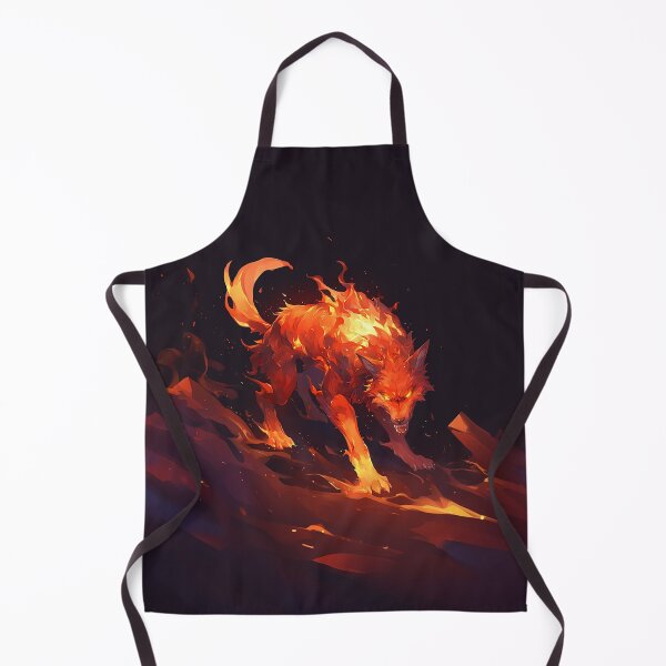 Item preview, Fiery Wolf Rising From Flames designed and sold by Christian Weiss.