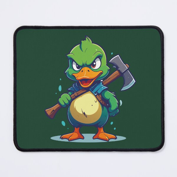 Item preview, Funny Warrior Duck Character – Cartoon Humor Illustration designed and sold by sorryNOTsorry.brand.