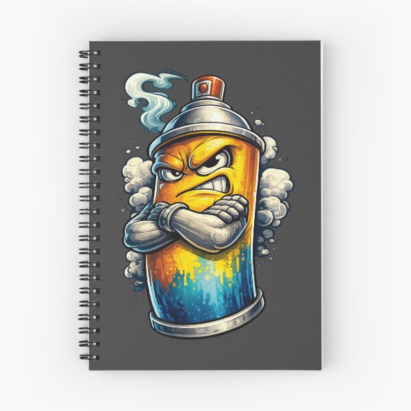 Item preview, Angry Graffiti Spray Can Character designed and sold by Raddoodles.