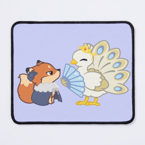 Item preview, Peerless Inspired Chibi Peacock & Fox – Feng Xiao & Cui Buqu Fan Art Illustration designed and sold by theartbykay.