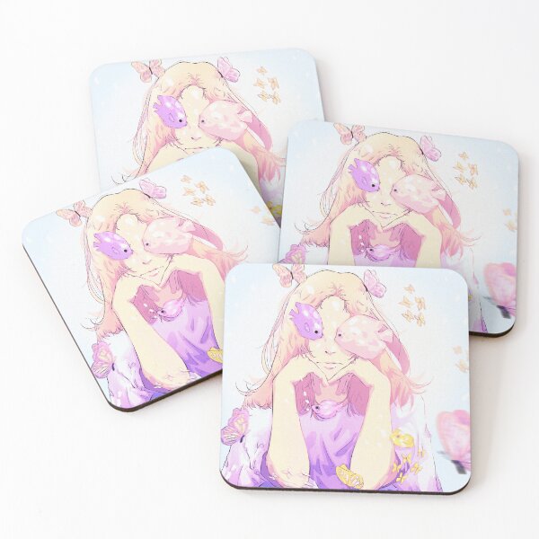 Item preview, Butterfly and Fish Girl - Surreal Pastel Portrait designed and sold by SirenzInk.