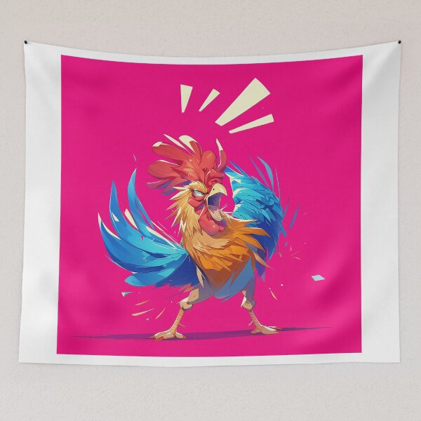 Item preview, Angry Rooster Bold Cartoon Energy designed and sold by Christian Weiss.
