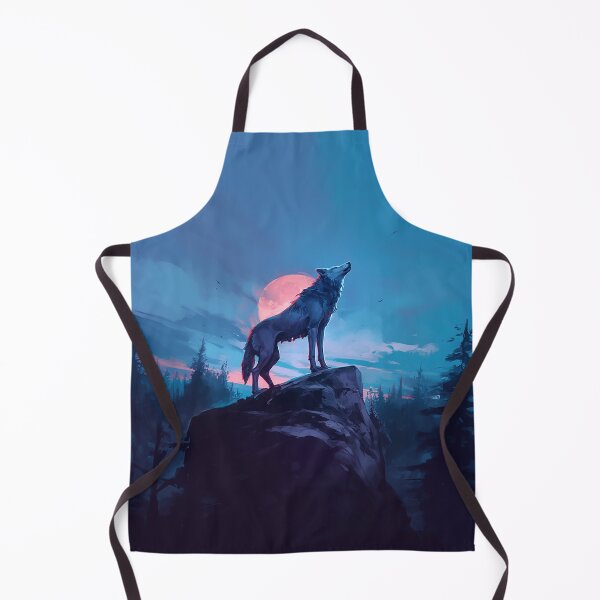 Item preview, Lone Wolf Under Crimson Moon designed and sold by Christian Weiss.
