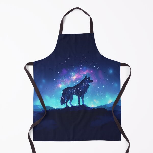 Item preview, Cosmic Wolf Galaxy Silhouette designed and sold by Christian Weiss.