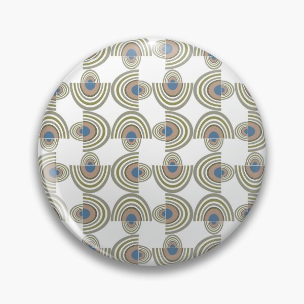 Item preview, Geometric abstract pattern of mind uncluttering featuring overlapping semicircular shapes arranged in a grid. designed and sold by CreativebyTKK.