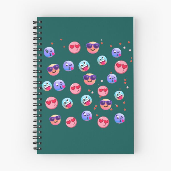 Item preview, Cute Emoji Pattern Design | Fun Colorful Smiley Faces Aesthetic Art designed and sold by CreativePallavi.