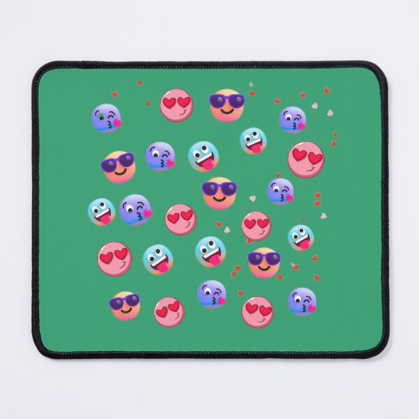Item preview, Cute Emoji Pattern Design | Fun Colorful Smiley Faces Aesthetic Art designed and sold by CreativePallavi.