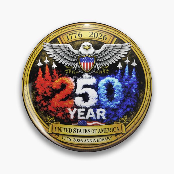 Item preview, 250 Years American 1776 2026 250th USA Patriotic 4th of July  designed and sold by gear-posters.