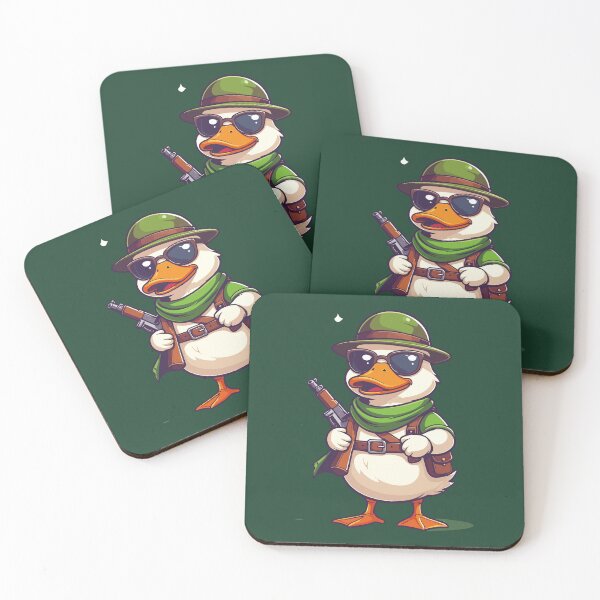 Item preview, Funny Adventurer Duck – Cartoon Character Illustration designed and sold by sorryNOTsorry.brand.