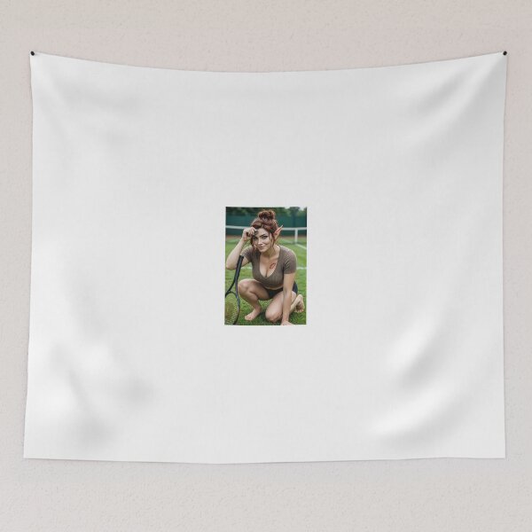Item preview, Fortana Valentina sweaty elf playing tennis designed and sold by CathryneDelamort.