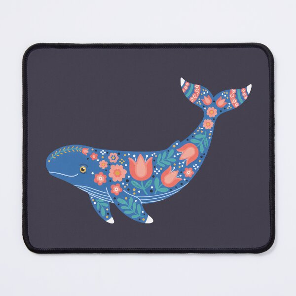 Item preview, Beluga Whale – Scandinavian Folk Art by heidiannemorris © designed and sold by FOLK ART FUSION by heidiannemorris.
